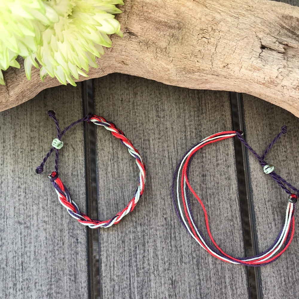 🌼🌿Handmade Adjustable Rad Bracelet Set🌿🌼 - Picture 4 of 6
